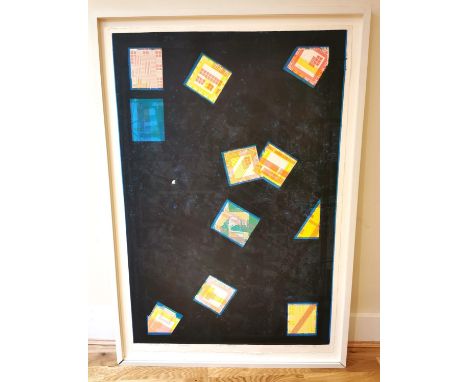 Gordon House, British (1932 - 2004), trial proof screen print, 'Printer's Pie (Black),' signed and dated 1986. Framed and gla