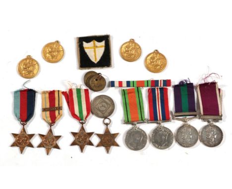 A Second World War Long Service Group of Eight Medals, awarded to 22257067 W.O.CL.2. I.N.HENDERSON. R.E.M.E., comprising 1939