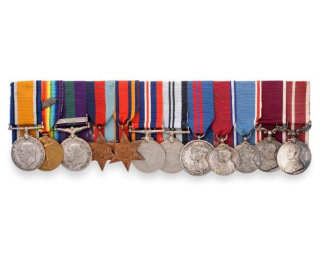 A South Persia 'Bushire Force' M.S.M. Group of Twelve Medals Awarded to Conductor F. G. Baker, Corps of Military Staff Clerks