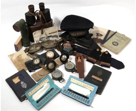 A Quantity of Ephemera, relating to Commander (E) W.A.Wood R.N.R., who was held at Stalag X B (Marlag), Germany from 1941 to 