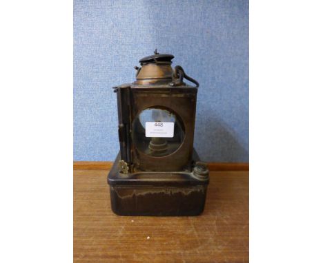 A LNER Tuxford railway lamp 