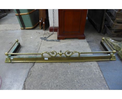 A brass fender 