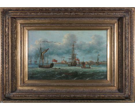 A gilt framed oleograph
