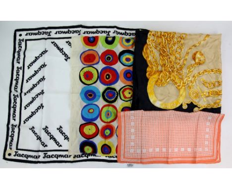 A very  large quantity of vintage scarves including Celine silk scarf, Jacqmar and other fashion scarves, over 70.       