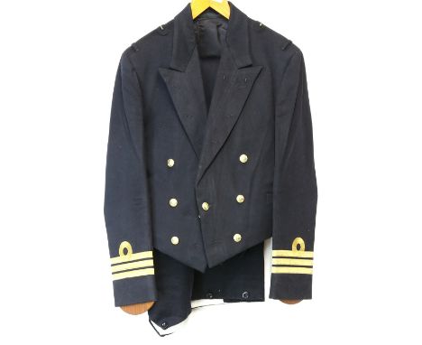 Two vintage Naval mess suits one by Gieves the other by West and Co Portsmouth, .       
