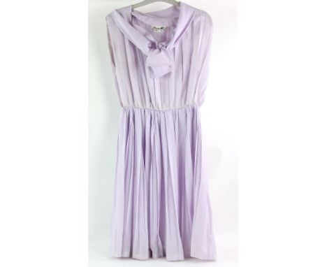 1960s vintage mini dresses in bold floral designs to include a Marlborough silk dress (6)Provenance- vendors grandmother's  h