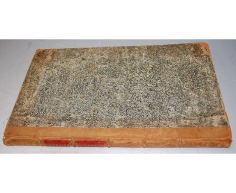 REDGRAVE and BOTESDALE (Suffolk) Enclosure Act 1815 Surveyor's Book, tall 4to half calf includes the act and neat manuscript 