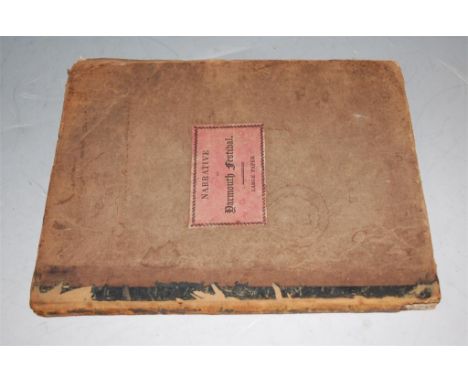 CORY R, A Narrative of the Grand Festival at Yarmouth, 1814, 4to original boards, engraved title and 2 plates, one of which i