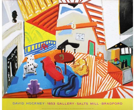 Three Hockney Posters and A Hockney Book, "Arrival of Spring, Normandy, 2020"