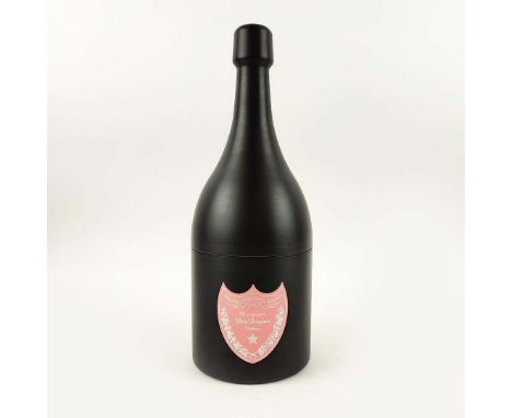 A MARC NEWSON CHAMPAGNE COOLER. metal fashioned as a large bottle of Dom Perignon. 50cm H.