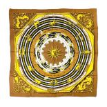 HERMÈS 'DIES ET HORE ASTROLOGIE' SILK SCARF.