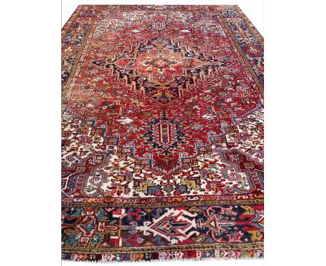 ANTIQUE HERIZ CARPET. 330cm x 240cm.