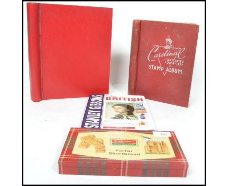 A collection of vintage 20th century world stamps to include British GB stamps, European, Continental etc. held within stamp 