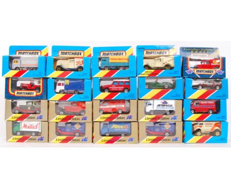 A collection of approx 20x Matchbox diecast model vehicles to include; Australian Collectors Models, construction vehicles, d