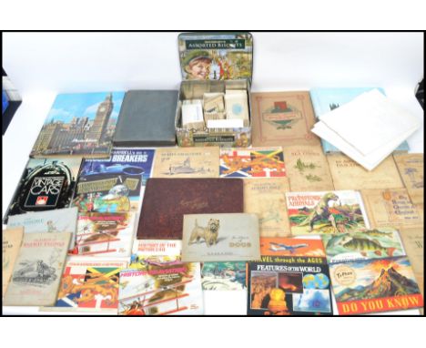 CIGARETTE CARDS. Accumulation with two vintage slip in albums with many clean&nbsp;c1930s sets. Also Official albums and vari