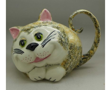 A Carlton Ware teapot in the form of a comical cat