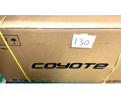 A Coyote Neutron AFS 26x20.5" blue painted gent's mountain bike, model CYT1064, boxed. (NOTE: this item has not been opened o