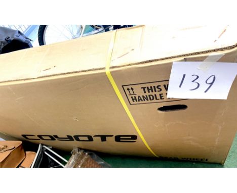 A Coyote Mirage 26x20" grey painted gent's mountain bike, model CYT2003, boxed. (NOTE: this item has not been opened or inspe