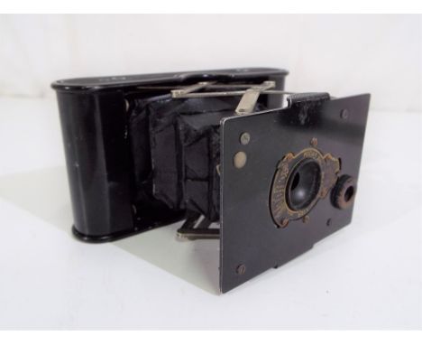 A Kodak autographic vest pocket camera, early 20th century compact camera allowed the used to add captions to the negatives w