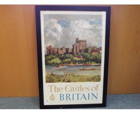 An original Poster - British Travel and Holidays Association, 'The Castles of Britain' by Norman Wilkinson, double crown, app