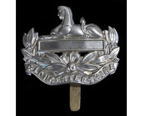 First World War period OR’s cap badge to the 5th &amp; 6th Bns. Gloucestershire Regiment, slider to the reverse