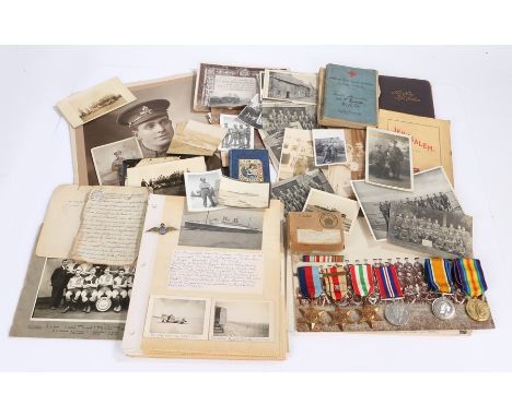 First and Second World War family grouping, 1914-1918 British War Medal and Victory Medal ( T4-216887 CPL. C. F. CAMKIN (miss