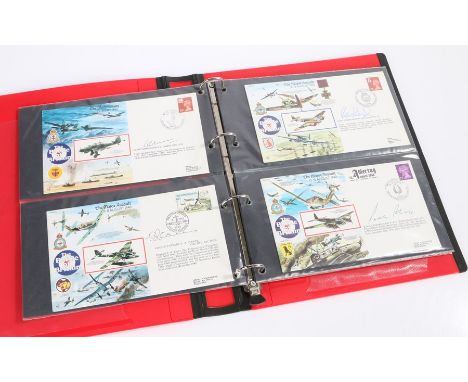 Collection of 20 Battle of Britain anniversary first day covers signed by Battle of Britain Pilots including Wing Commander R