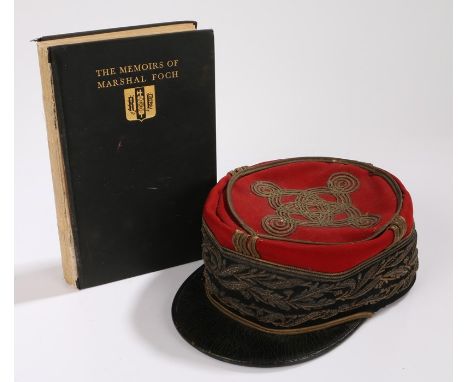 A rare First World War French General Officers Kepi, the kepi, to the rank of General de Division (Major General) is of the '