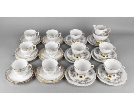 Two Part Tea Sets to comprise Drury Lane Planters and Gilt Decorated Example 