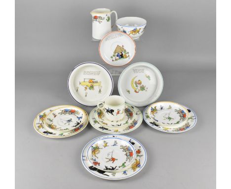 A Collection of Various Childrens China to include Hammersley and Co Circus Pattern Part Tea Set, Shelley Mabel Lucy Attwell 