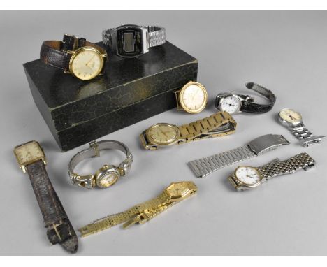 A Collection of Various Vintage and Later Wrist Watches to include Examples by Timex, Monarch, Ingersoll Etc to include Quart