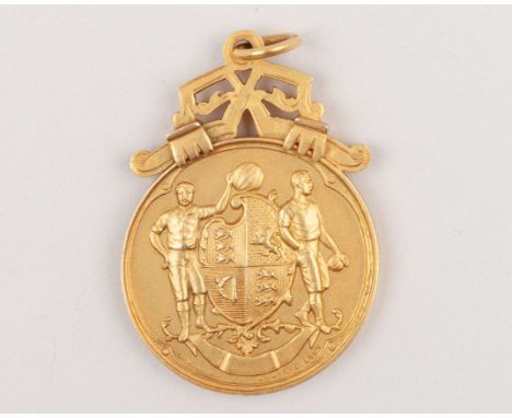 Cliff Bastin 15ct gold 1930 Arsenal v. Huddersfield Town F.A.Cup Winners medal, 1930, the reverse inscribed C S Bastin, Arsen