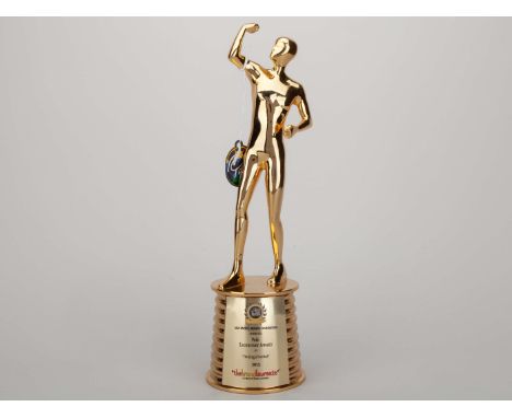 Pelé 2015 Asia Pacific Brands Foundation trophy, a trophy presented to Pelé by the Asia Pacific Brands Foundation, a nonprofi