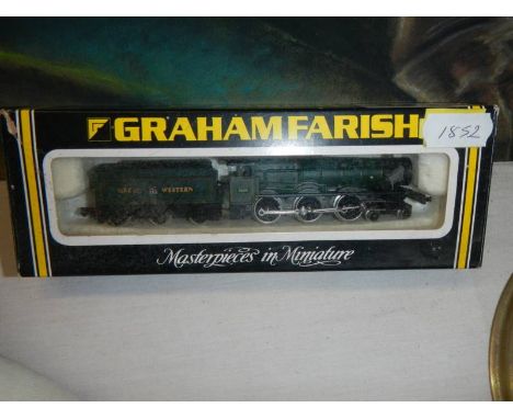 A boxed Graham Faris 'Masterpieces in Miniature' locomotive.