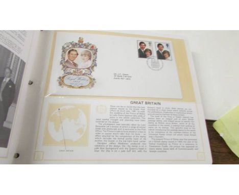 An album of first day covers.