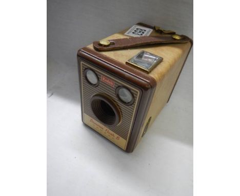 A Vintage Kodak Brownie Flash 13 camera.