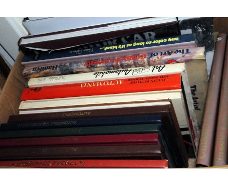 Motoring Art Books group of illustrated historical content books: including “The Motor Car in Art” (Zolomij & Holland) 1st ed