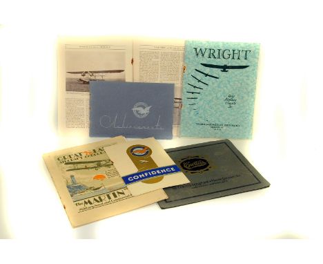 Curtiss Aeroplane & Motor Corporation original sales brochure c1925: a comprehensive catalogue delineating aircraft types eng