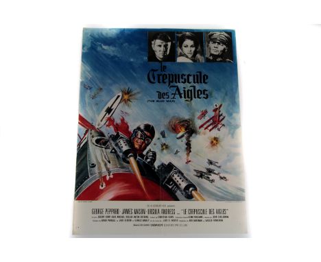 “Crepuscule des Aigles” (The Blue Max) - Original Film Poster c1970: for the WWI-period feature film starring James Mason, Ge