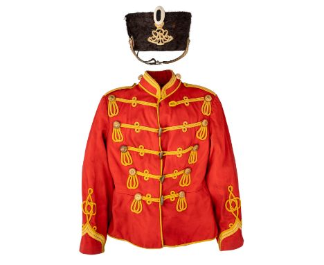 A GROUP OF THREE CONTINENTAL UNIFORMS, LATE 19TH/20TH CENTURY the first a Parade Attila (Full Dress Tunic) of the German Life