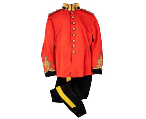 UNIFORMS OF A CAVALRY OFFICER, EARLY 20TH CENTURY the first a Full Dress tunic and overalls of Captain AMD Chapman of the Roy