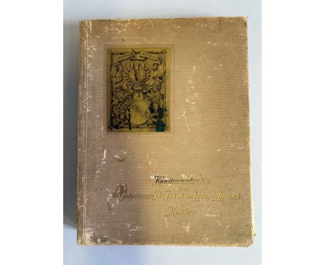 SALE CATALOGUE (GALERIE HELBING) Kunstsammlungen des verewigten Herrn Geheimrats Dr. Jakob von Hefner-Alteneck, Munich, 1904f