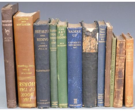 Notes on Shoeing Horses by Lieut.-Col. Fitzwygram 1863, Breaking and Riding by James Fillis with 70 Illustrations 1902, The B