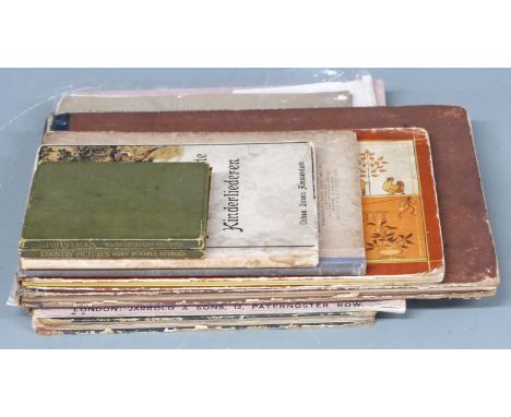 [Illustrated] Herricks Content illustrated by Mrs Houghton decorated boards, Sketches for The House That Jack Built by Randol