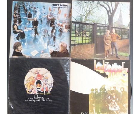 Approximately 60 albums including Led Zeppelin, Pink Floyd, Fleetwood Mac, Fairport Convention, Queen, Rolling Stones, The Wh