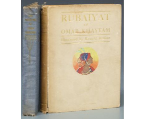 Rubaiyat Of Omar Khayyam Illustrated by Ronald Balfour published Constable, 1920 first edition with mounted plates and other 