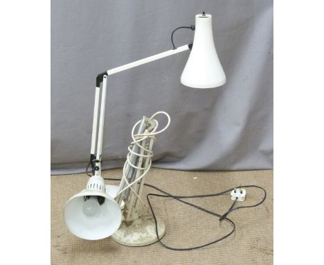 Two vintage Anglepoise or similar desk lamps&nbsp;