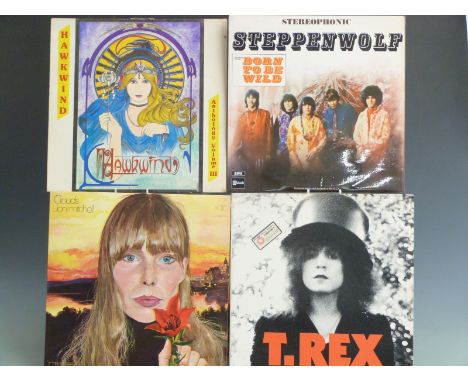 Approximately 60 albums including Steppenwolf, Pink Floyd, Jimi Hendrix, The Rolling Stones, ZZ Top, The Who etc