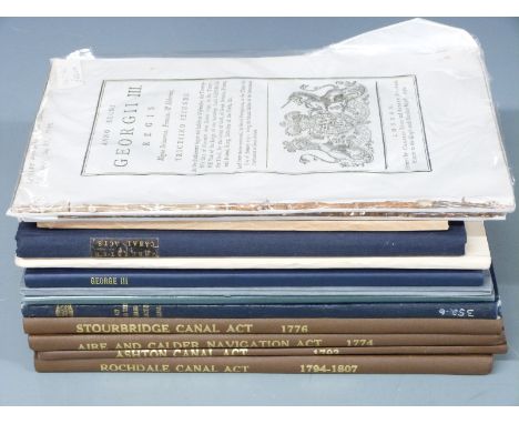 [Canals &amp; Waterways] Georgii III Regis Anno Decimo Sexto and Regni, various Acts for a Canal from Stourbridge to Stourton