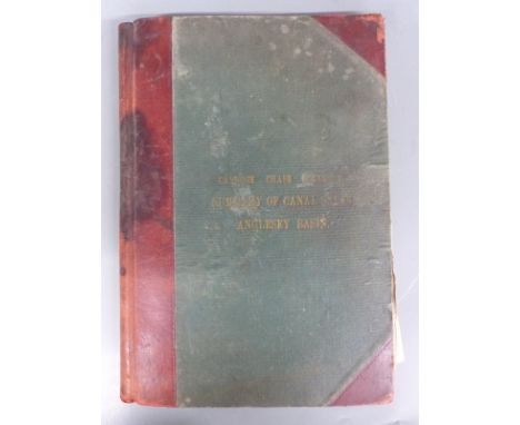 [Mining] Accounts Ledger: Cannock Chase Colliery Summary of Canal Sales Anglesey Basin. Accounts book from 1950-1953 accounti